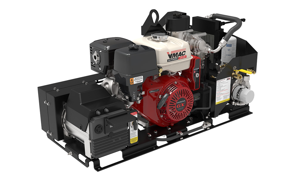 Gas Air Compressor Generator Combo VMAC G30 + Generator